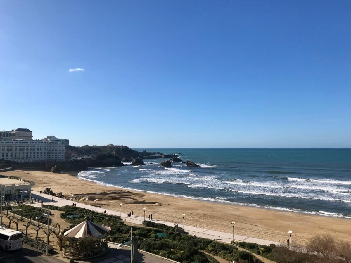 L'Ocean A Perte De Vue, La Grande Plage A Vos Pieds Biarritz Dış mekan fotoğraf