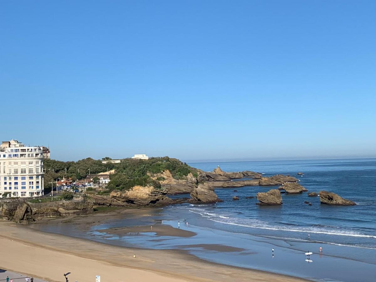 L'Ocean A Perte De Vue, La Grande Plage A Vos Pieds Biarritz Dış mekan fotoğraf